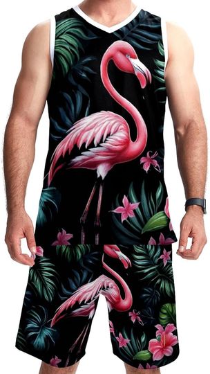 Discover Flamingos Basketball Jersey Sets