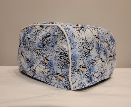 Discover Snowscape Birds Toaster Cover