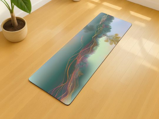 Discover Yoga Mat, Japan Yoga Mat, Zen Yoga Mat, Minimalist Style Yoga Mat, Workout Accesory, Zen Meditation Mat, Relaxation Mat