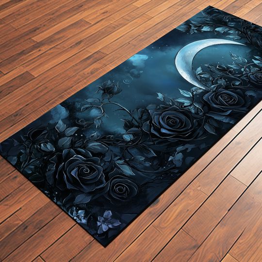 Discover Goth Yoga Mat - Gothic Yoga Gear - Exercise Mat - Fitness Mat - Gym Mat