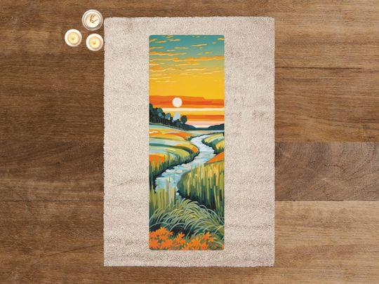 Discover Yoga Mat, Abstract Yoga Mat, Zen Yoga Mat, Nature Style Yoga Mat