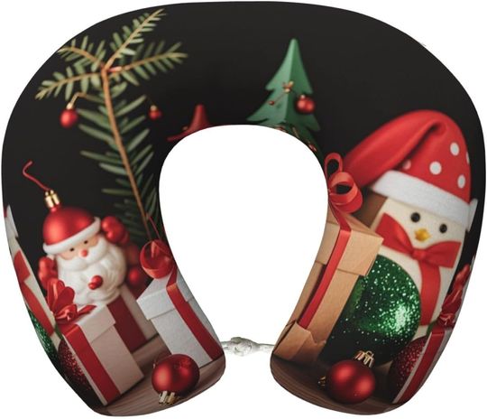 Discover Xmas U-Shaped Travel Neck Pillows