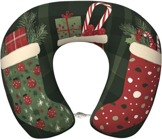 Discover Funny Xmas U-Shaped Travel Neck Pillows