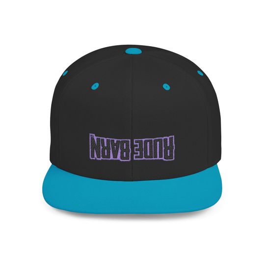 Discover RUDE BARN Upside Down - gray - Flat Bill Snapback