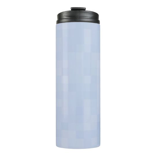 Discover Light blue pattern - thermal tumbler