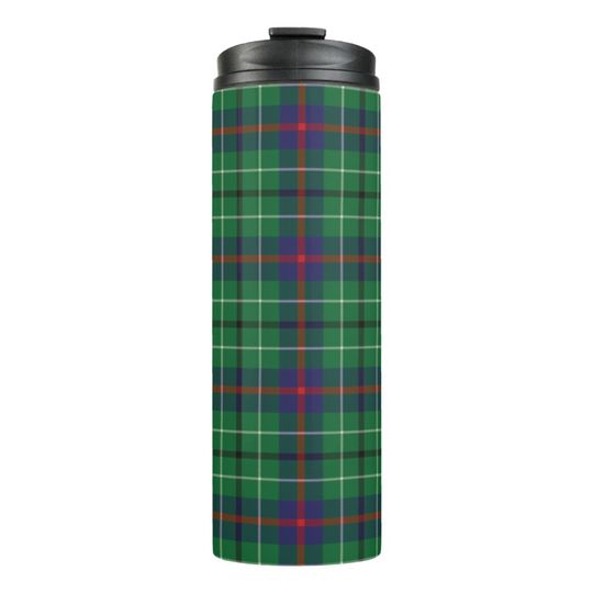 Discover Tartan Clan Duncan Plaid Green Red Blue Check Thermal Tumbler