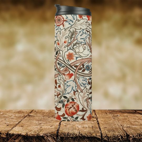 Discover William Morris art floral design thermal tumbler 