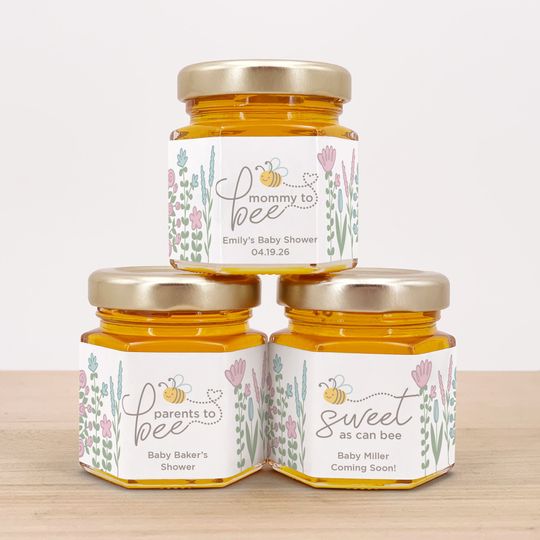 Discover Honey Baby Shower Favors, Mini Honey Jar Favors, Honey Party Favors