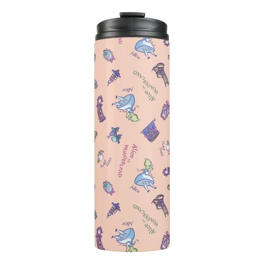 Discover Alice In Wonderland | Falling Down Pattern Thermal Tumbler