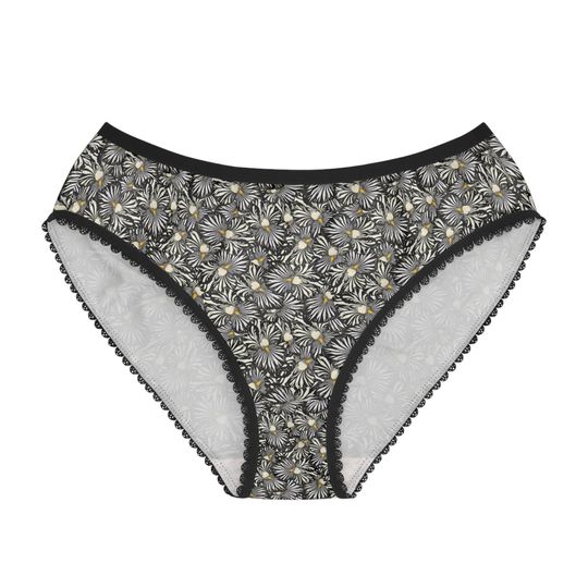 Discover Floral Women's Briefs, Comfortable Underwear, Everyday Essentials, Gift for Her