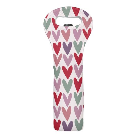 Discover Hearts Pattern 1 Wine Bag