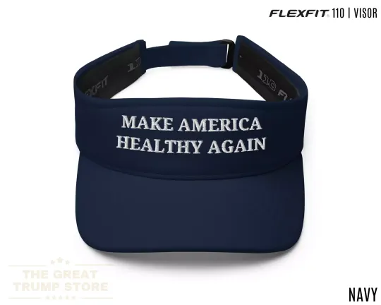 Discover MAHA Visor Make America Healthy Again Hat Kennedy Trump Visor