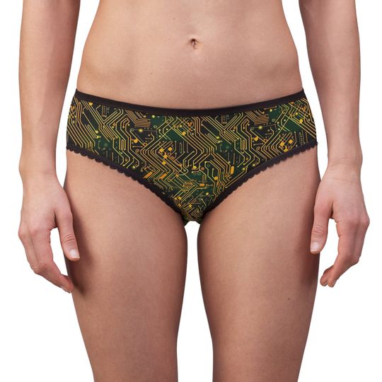Discover Circuit Board Pattern Women's Briefs