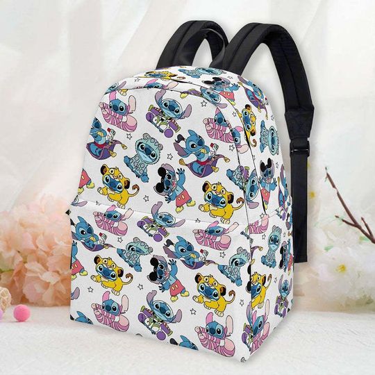 Discover Stitchh Backpack, Cute Stitchh Backpack, Stitchh Cartoon Backpack, Back to School Gift, Cartoon Bag, Custom Backpack, Backpack Gift