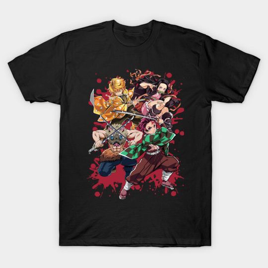 Discover kimetsu no yaiba - tanjiror and neko - demon - T-Shirt