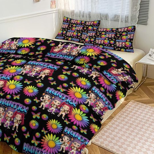 Discover KPOP Demon Hunters  3-Piece Bedding Set