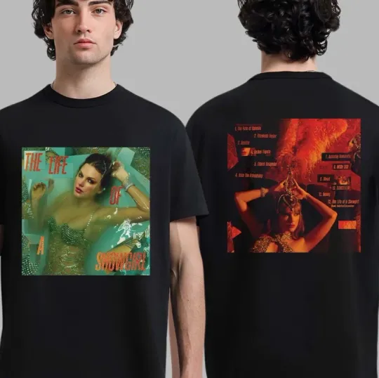Discover Taylor The Life Of A Showgirl Album Cover On October 3 2025 T-Shirt S-4XL