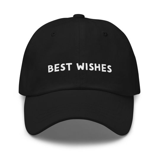 Discover Best Wishes Dad Hat, Schitts Creek Funny Hat, Good Laugh Baseball Cap