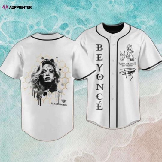 Discover Beyonce Bee Renaissance Tour Baseball Jersey: Trendy Renaissance Shirt