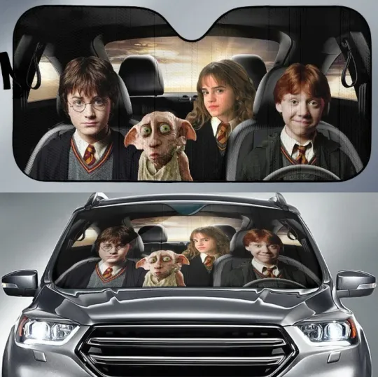 Discover Harry Potter Car Sunshade, Harry Potter Movie Windshield Cover