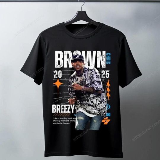 Discover Chris Brown Tour Shirt, Bootleg Rap Tee, Breezy Merch Shirt, Chris Brown Vintage Concert Shirt, Chris Brown Gift, Chris Brown Streetwear Tee