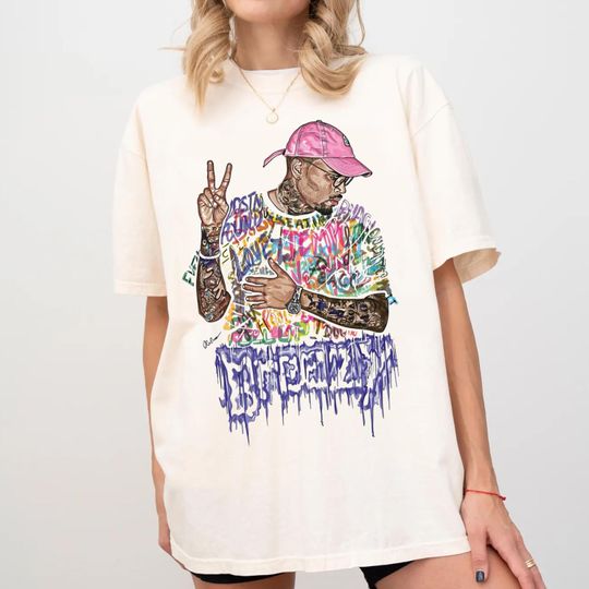 Discover Chris Brown Breezy Bowl XX Tour Shirt, Chris Brown Concert 2025 Shirt