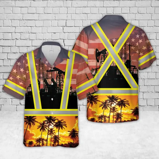 Discover Oilfield Worker Hawaiian Shirt