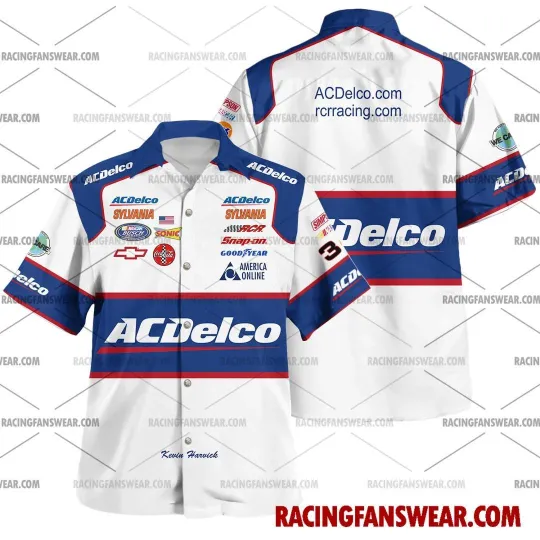 Discover Kevin Harvick Car Racing 2001 Hawaiian Shirts