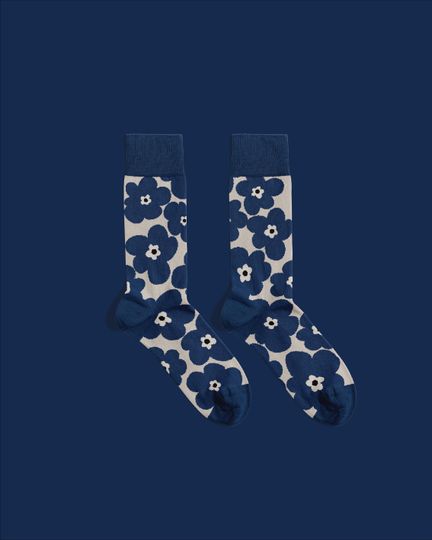 Discover Elegant Flowers Socks | flowers socks | elegant socks | design socks | fashion socks | Banana Socks