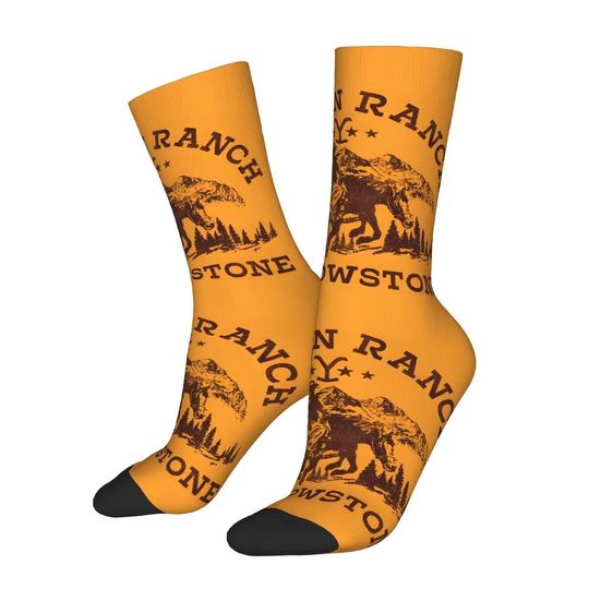 Discover YStone Dutton Ranch Socks. Unisex, one size, quality and rare. 