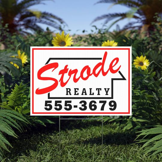 Discover Strode Realty Halloween John Carpenter Michael Myers Yard Sign