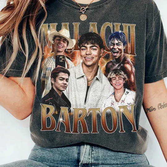 Discover Malachi Barton Bootleg 90s Vintage Style T-Shirt