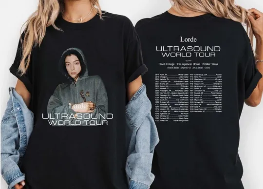 Discover Lorde Ultrasound Tour Merch 2025 Vintage Unisex T-Shirt