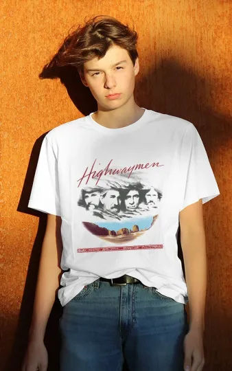 Discover Vintage Highwaymen Tour T–Shirt