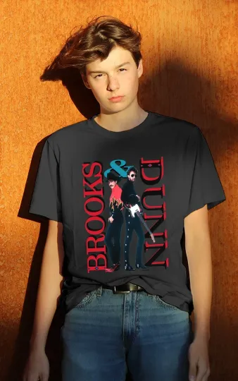 Discover Vintage 1993 Brooks and Dunn Stampede Tour Country Music T–Shirt.