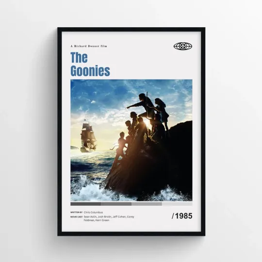 Discover The Goonies Movie Poster Print, Wall Art - Unframed