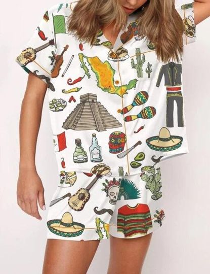 Discover Mexico Travel Pajama Set