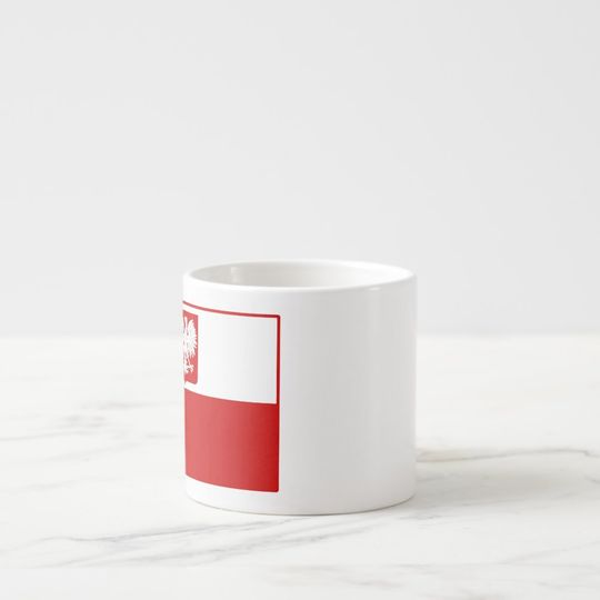 Discover Flag of Poland Coat of Arms Espresso Mugs