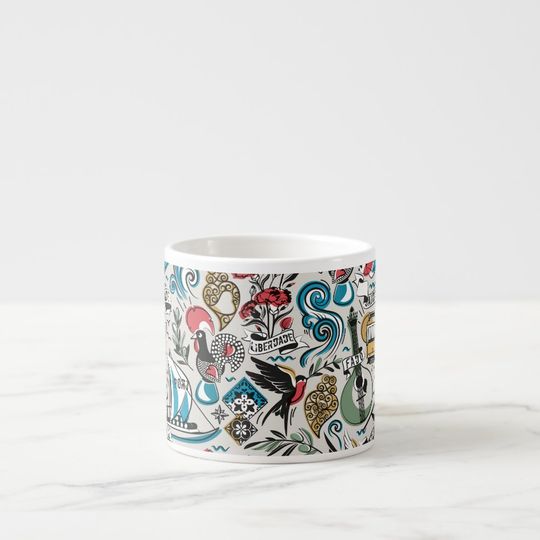 Discover Saudade // popular motifs from Portugal Espresso Cup