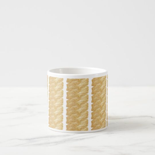 Discover Thread of Gold Espresso Mug - Adiela Akoo
