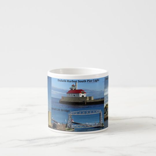 Discover Duluth Entry Lights espresso mug