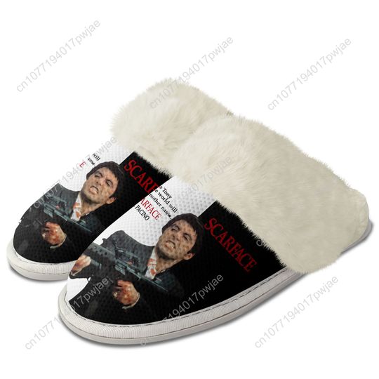 Discover Scarface Fuzzy Slippers per