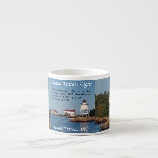 Discover Grand Marais Light espresso mug