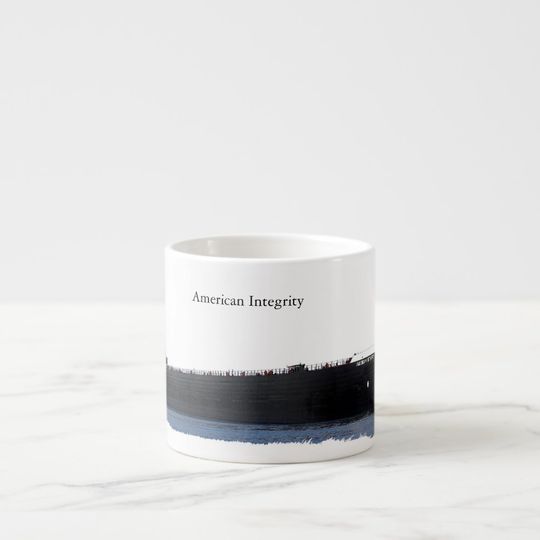 Discover American Integrity cutout espresso mug