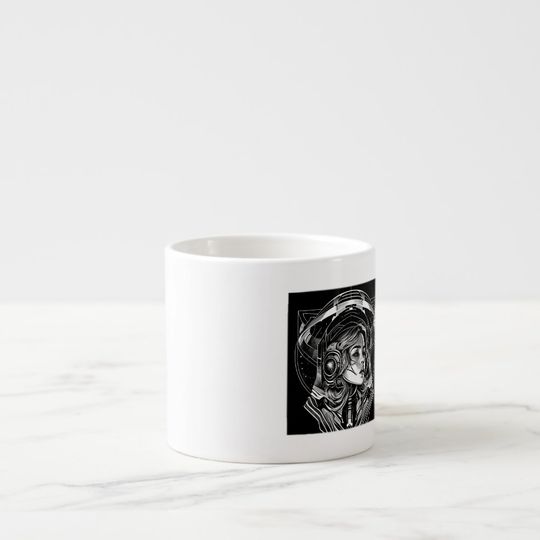 Discover Science Fiction Woman Espresso Mug 