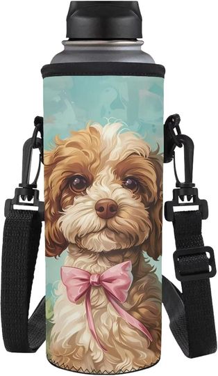 Discover Insulated Water Bottle Holder with Shoulder Strap Insulated Cup Sleeve