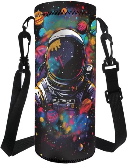 Discover Water Bottle Carrier with Strap for Boys Girls Water Bottle Holder