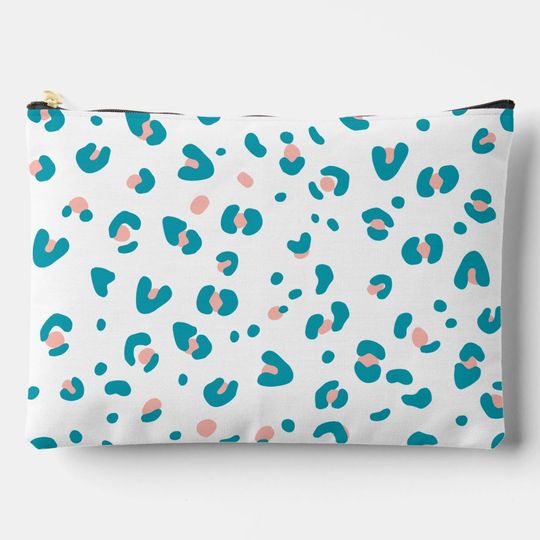 Discover Colorful Leopard Pattern Accessory Pouch