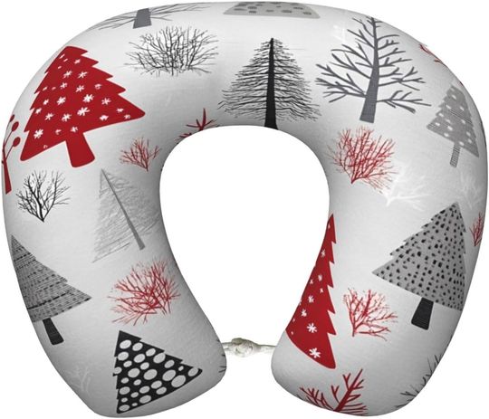 Discover Travel Pillows Christmas Tree U-Shaped Travel Neck Pillows
