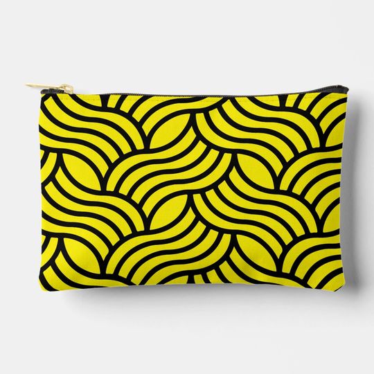 Discover Art Nouveau Pattern Print Accessory Pouch